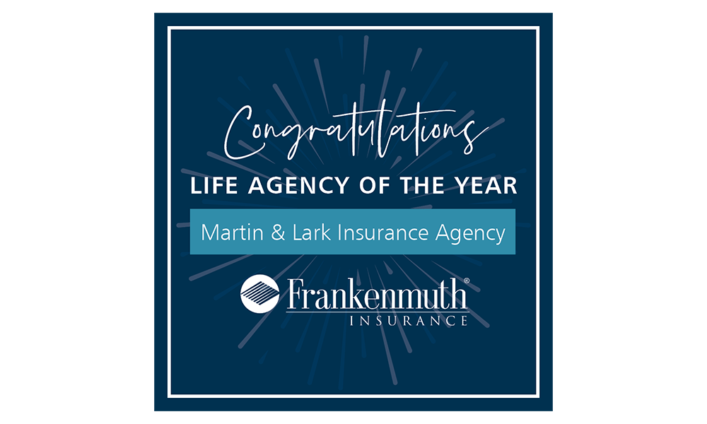 Martin & Lark Insurance Agency Earns Top Life Insurance Award-Life Agency of the Year Award Badge